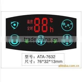 custom red color 3 digits refrigerators led display module screen