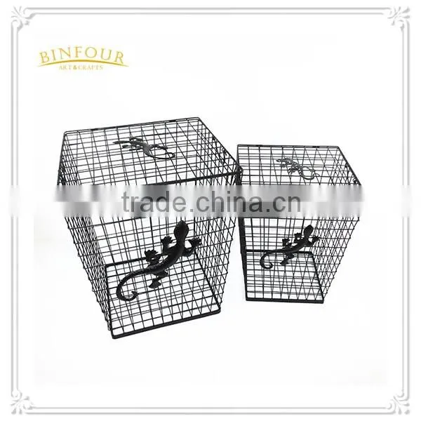 office wall hanging metal magazine rack with hook
