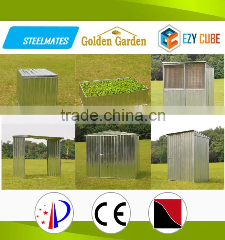 home disign garden products single metal bed with waterproof and easy building