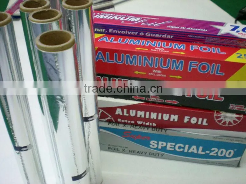 heavy duty household aluminum foil roll for food packaging