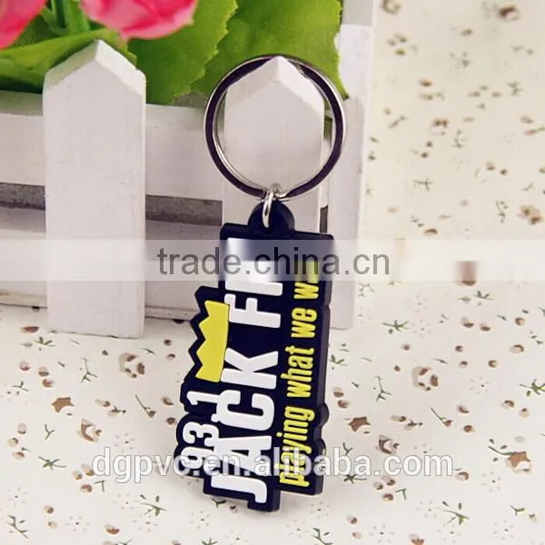Factory Manufacture & Wholesale Promotional PVC keychain ring