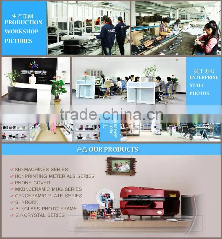 sunmeta factory supply high quality sublimation ceramic tile transfer printing
