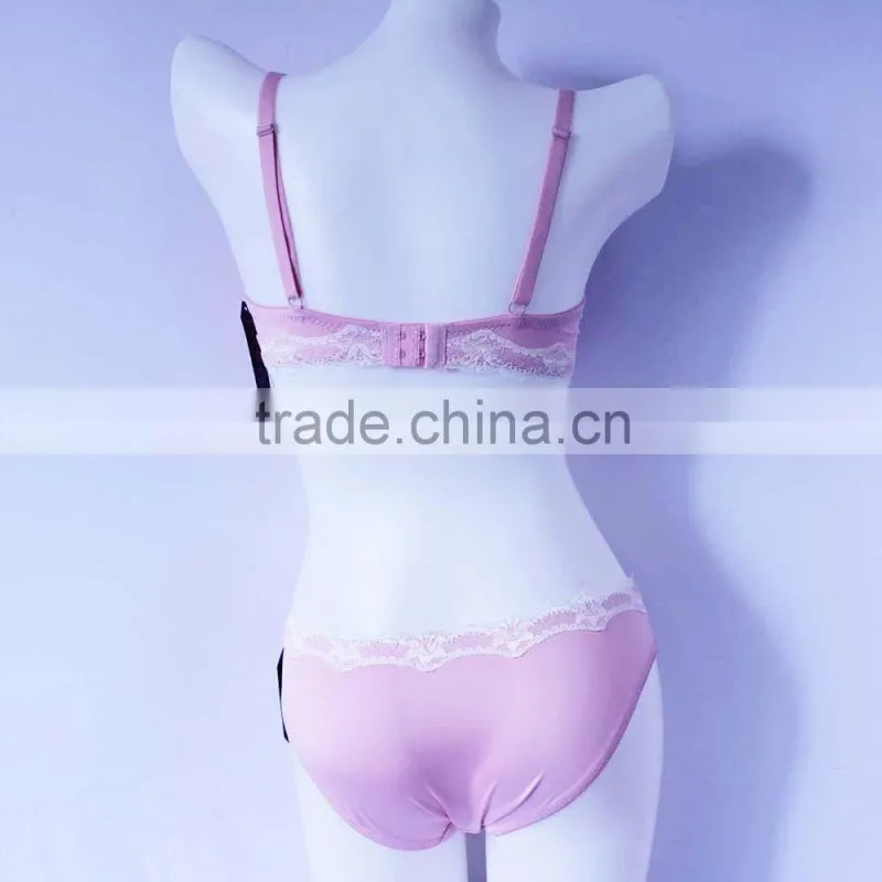 Manufactory high quality women underwear naughty girl bra panty set
