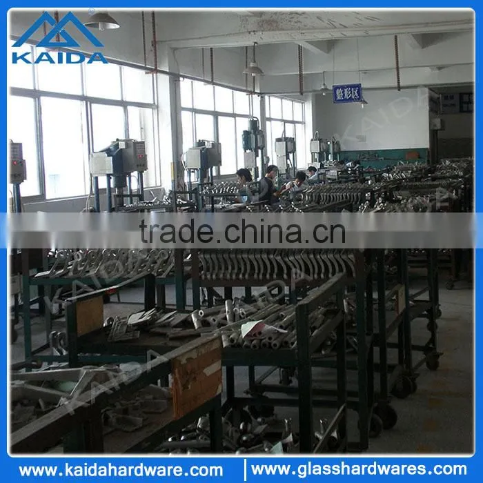 Stainless spider fittings for glass wall