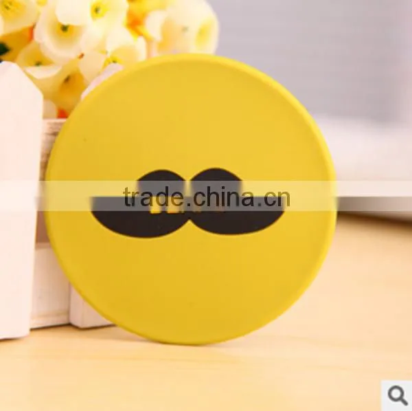 cheap personalized small portable silicone mirror for make-up