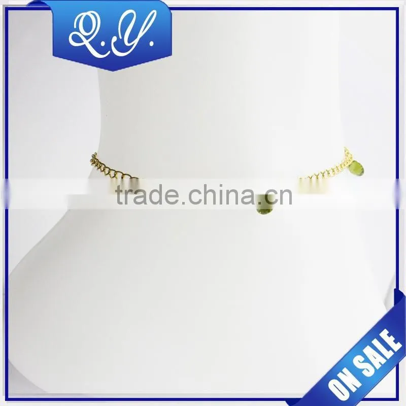 18K Gold Plated Stainless Steel Foot Jewelry Anklet Chain Gold Chain Design for Girls