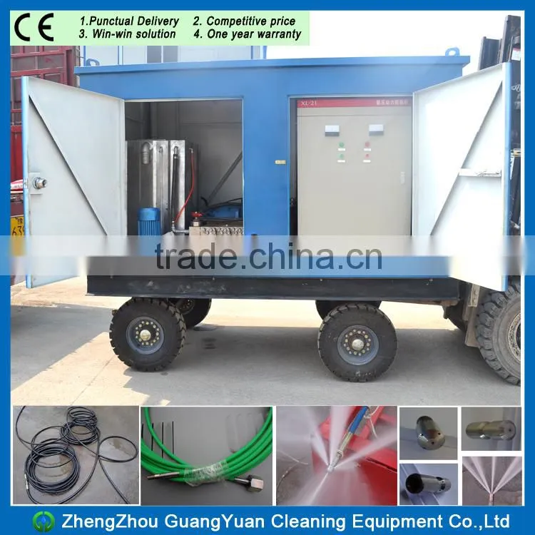 1000bar heat transfer tube cleaning machine heat exchanger tube cleaning equipment