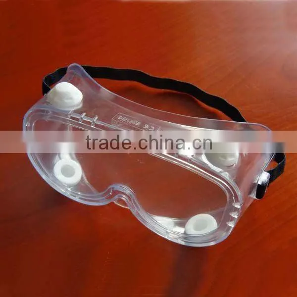2016 cheap medical safety goggles Surgical CE standard safety goggles wide vision surgical & working PVC safety goggles for sale