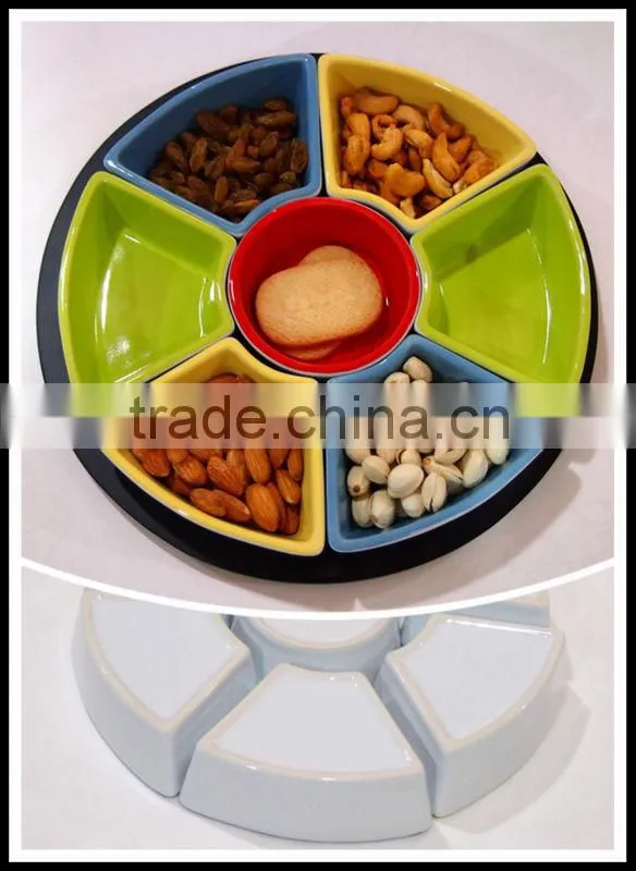 Fashionable ceramic serving set