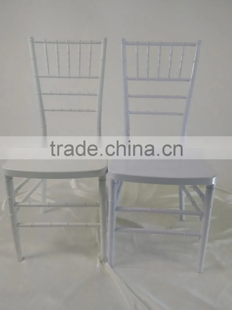 knock down polycarbonate white tiffany chair/chiavari chair