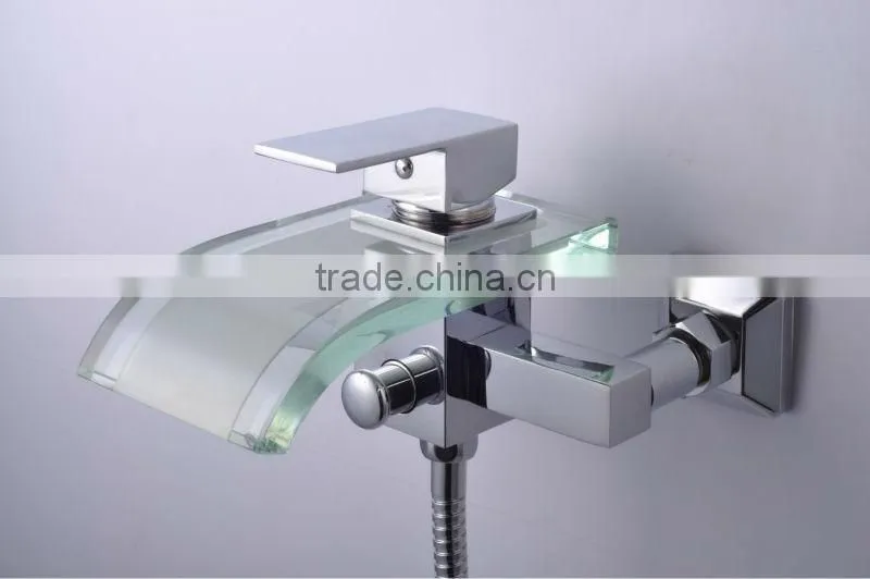 Wall Mounted Waterfall Bath Shower Faucet QH0822W