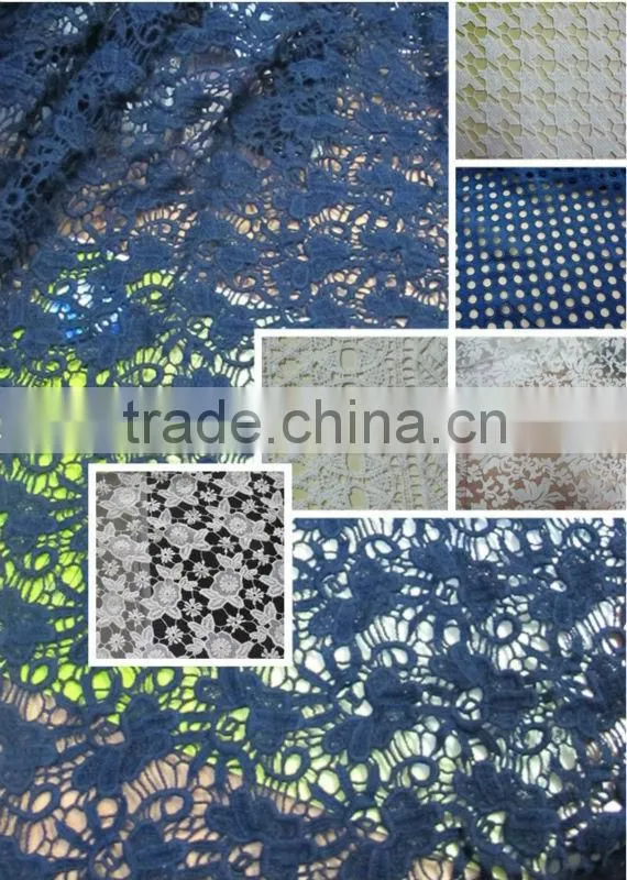 nylon lace fabric For Garment Nylon Embroidery voile lace-APN3974