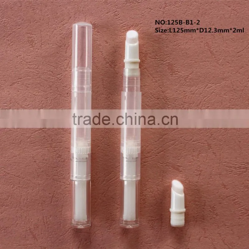 JY 2ml cosmetic twist pen for lip gloss,teeth whiting pen