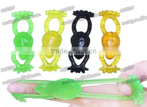 sling short frog toys funny sticky animals toys