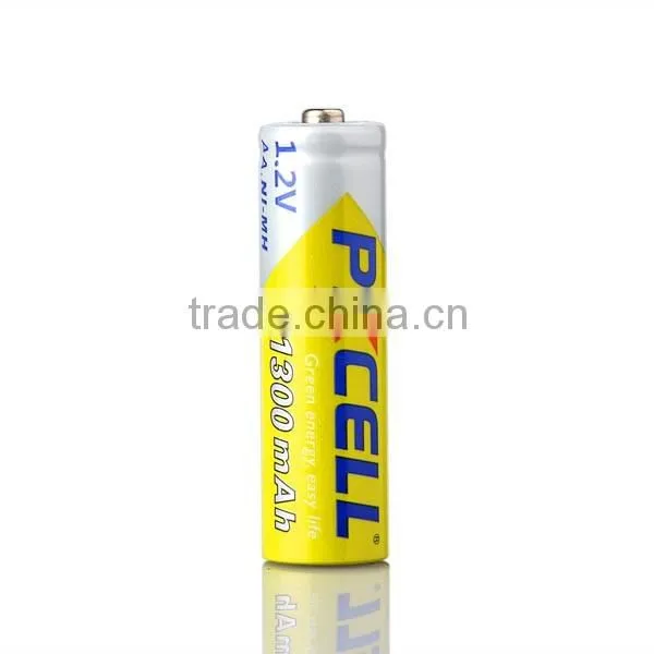 Top sale 1300mAh aa rechargeable battery 1.2v ni-mh batteries