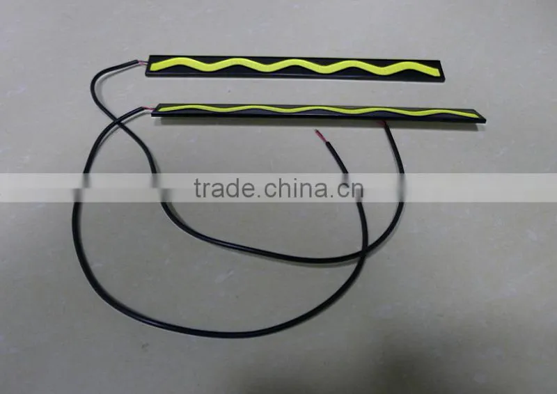 factory wholesale flexible cob led drl/ car daytime running light