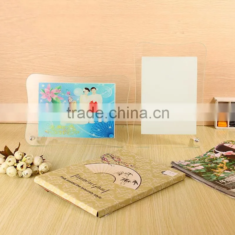 Sublimation photo frame glass with cheap price