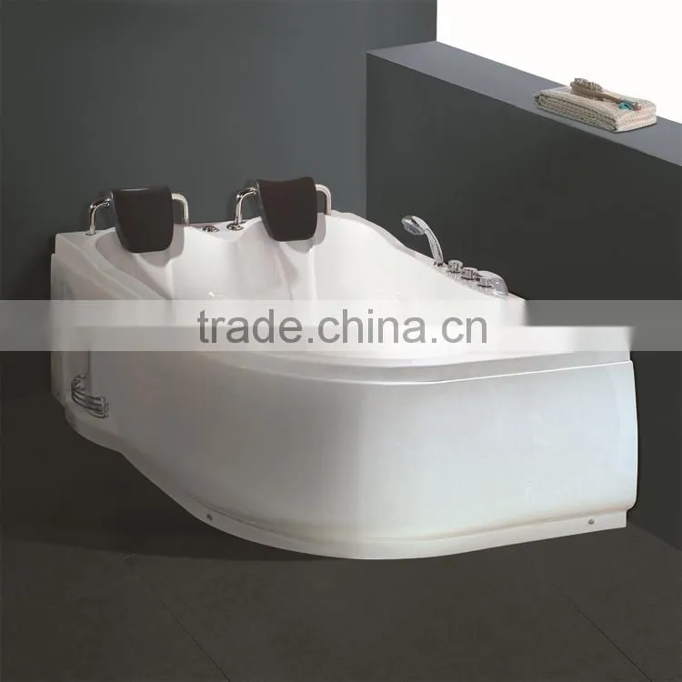 Q311Economic Square Glass Acrylic Whirlpools Massage Bathtub