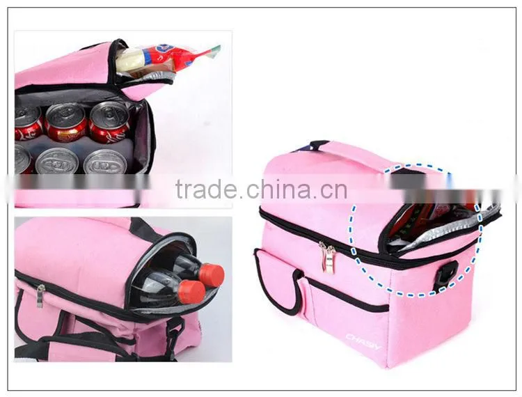 insulated round cooler bag