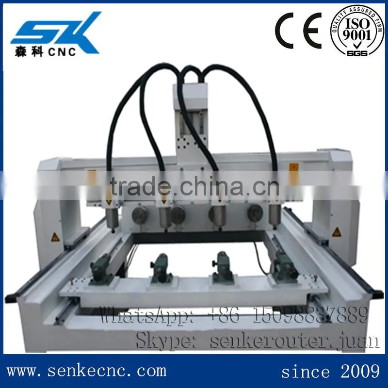 4 axis 3d wood cnc router machine for wood refile stocks