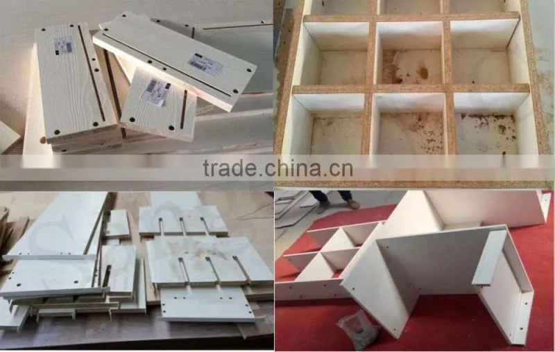 Automatic charging device and automatic discharge device CNC wooden furniture making router line