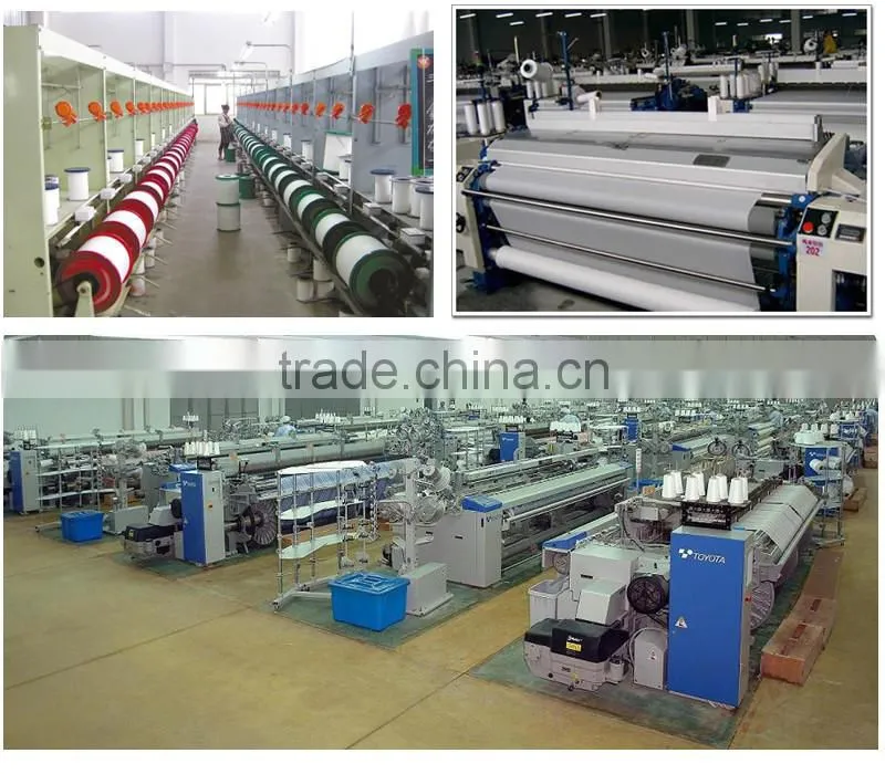 rolls of indigo denim jeans fabric