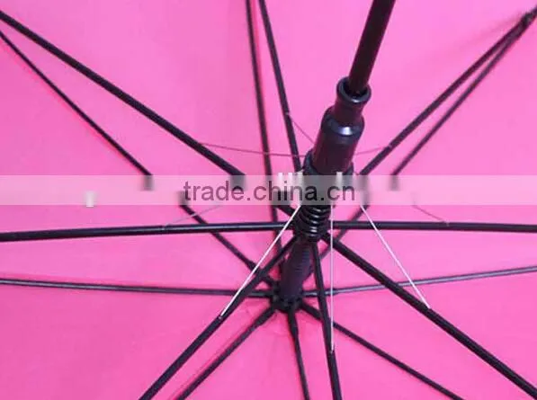 electroplated frame new design leaf sharp umbrella