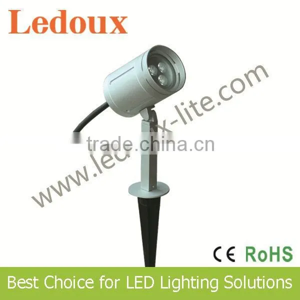 IP65 3 lights garden lighting pole light