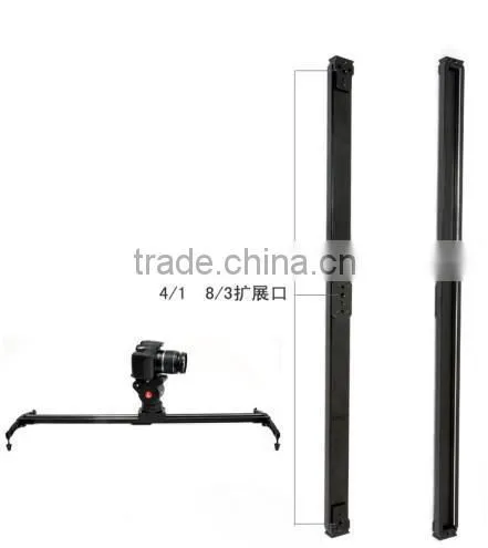 slider rail dolly track for camcorder with panhead