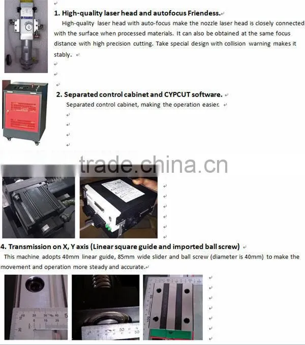 YAG-500W SIGN 5050 laser metal key cutting machine price is low ! Metal tube cutting machine