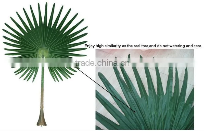 High simulation Artificial palm tree leaves/Fake leaves/Silk leaves/plastic leaves