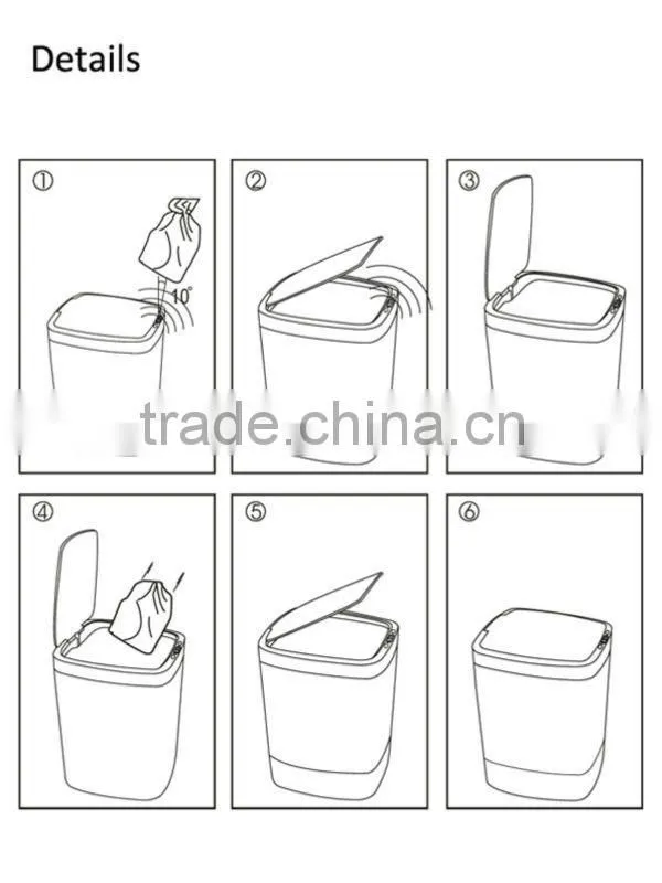 garbage sanitary pad automatic sensor sanitary bin V-L150