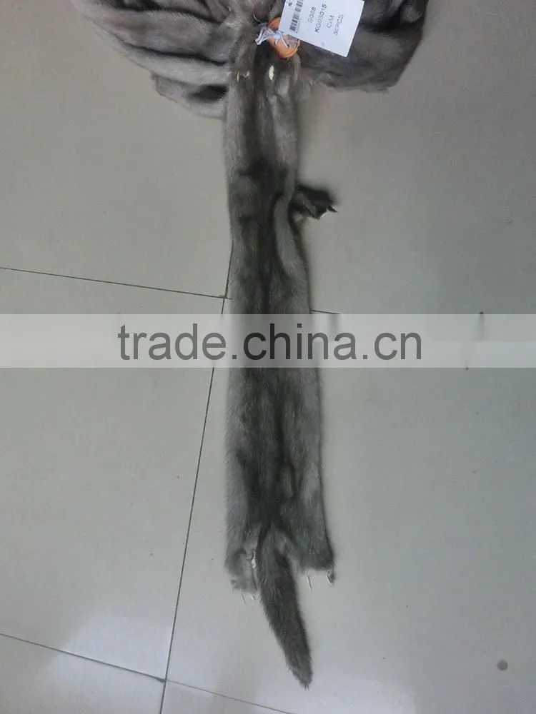 Factory Wholesale Cheap Price Natural White 100% Real Mink Skin