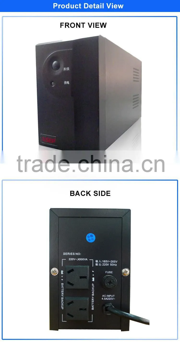 With AVR To Stabilize 1Kva Single Phase Offline Uninterruptible Power Source
