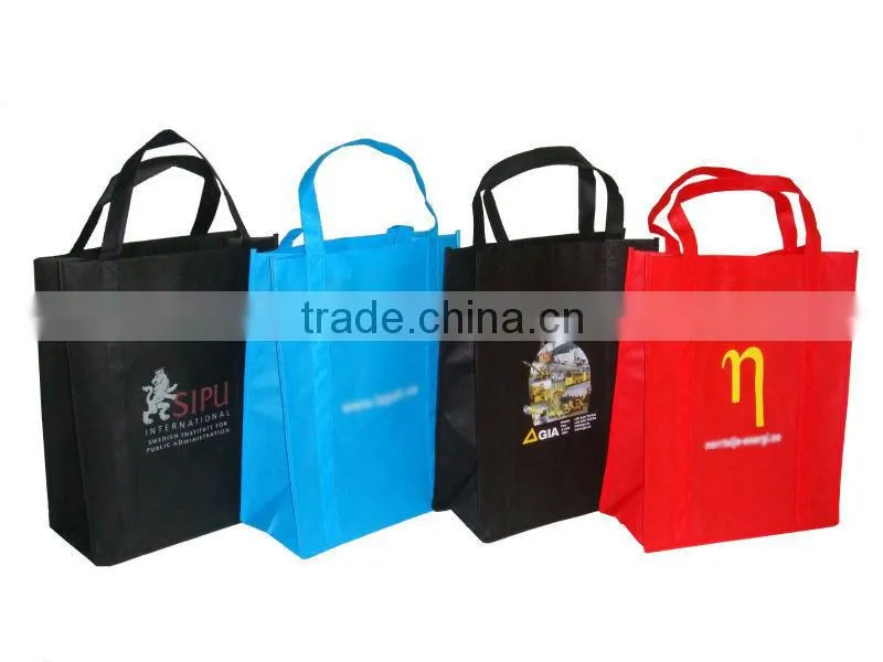Popular in supermarket pp non woven shopping bag