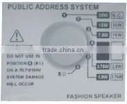 BS-4640 pa system hot black best new white 2 Way Wall Mount Speaker