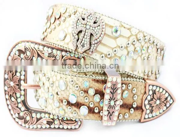 2015 Hotsale China supplier silver rhinestone belts for garment