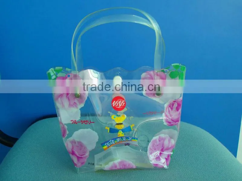 beatiful design PVC tote bag