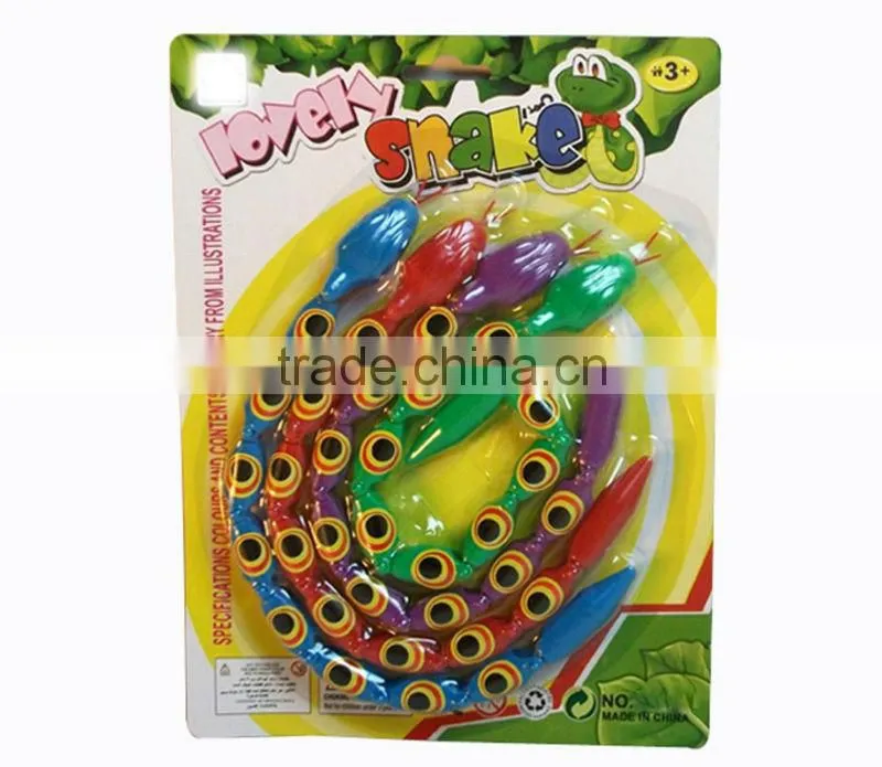 Movable joint plastic snake toy