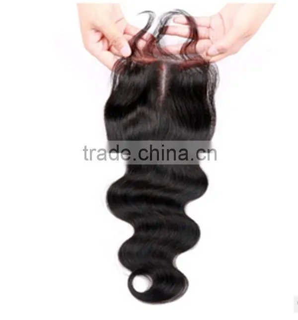 alibaba express 100 human hair cheap free parting lace closure