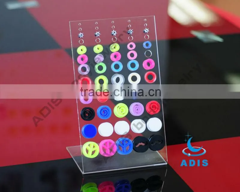 acrylic ear gauges plugs,2013 new body piercing jewelry