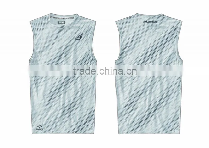 Mens Sublimated Dot Tank Top Multiply Colors