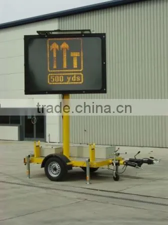 Australian standard solar traffic LED trailer signs VMS