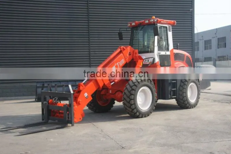 Telescopic boom wheel loader 5 m dumping height T3000