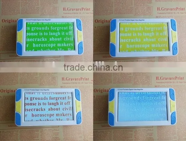 5.0-inch Handhold Portable visually impaired video magnifier