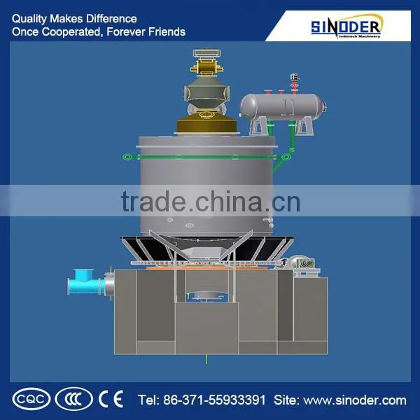 Coal gasification plant uses air and vapor as the gasifying agents to produce mixed gas.
