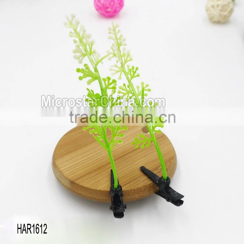 2015 Hot Holiday Gifts Bean Sprout Hairpins Bean Sprouts Flower Fruits Plants Grass Antenna Hairpins