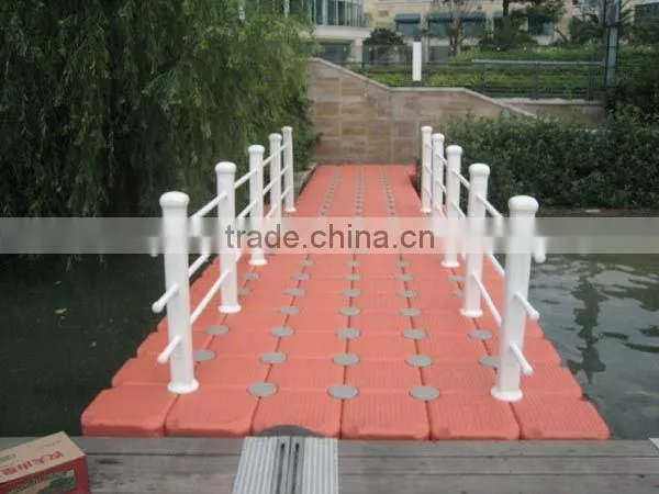 plastic water floating bridge
