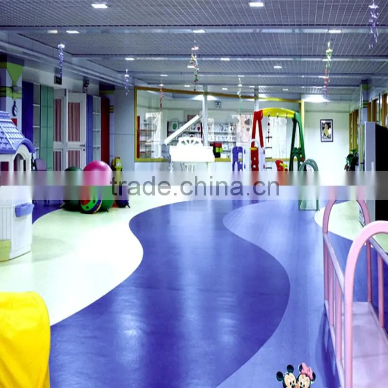 Plastic Type Indoor Usage and Various Patterns Surface Treatment Vinyl Floor Tile