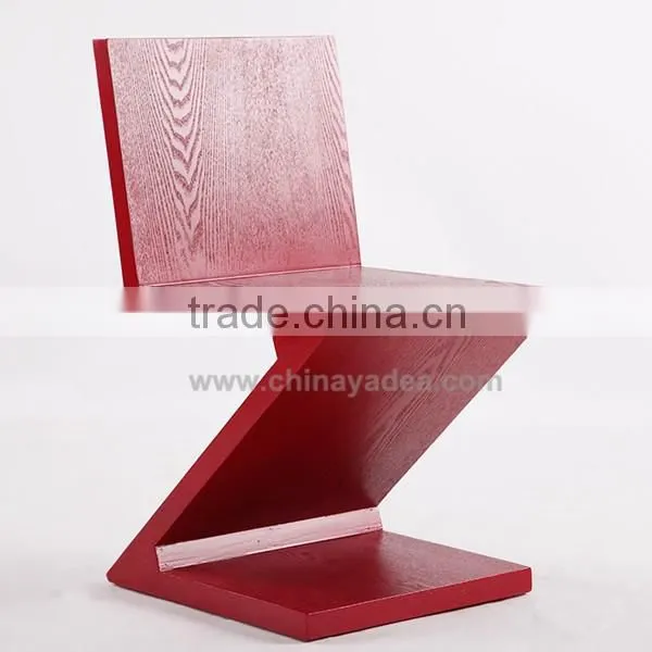 Wood furniture wooden chairs Zig Zag Chair z chair